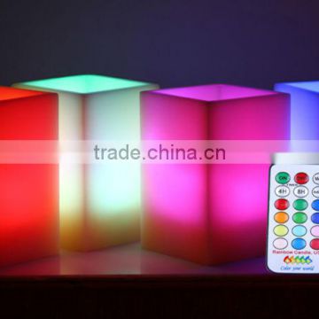 2015 hot sale led flameless wax candle