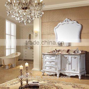 2015 new design endurable White italian bathroom vanity WTS834