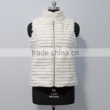 Fashion design High Quality Winter Mink Fur Vest For Women