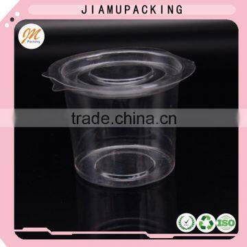 Clear plastic french fries packaging box