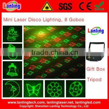 Christmas 8 Patterns Disco Mini Laser