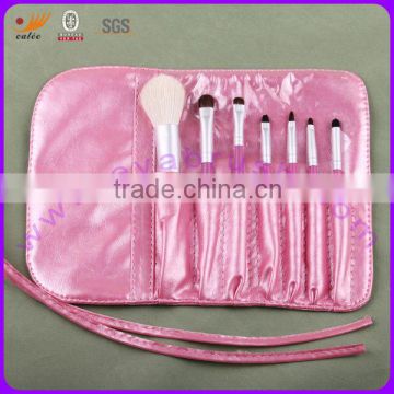 Beauty Pink Color Facial Cosmetic Brushes Set