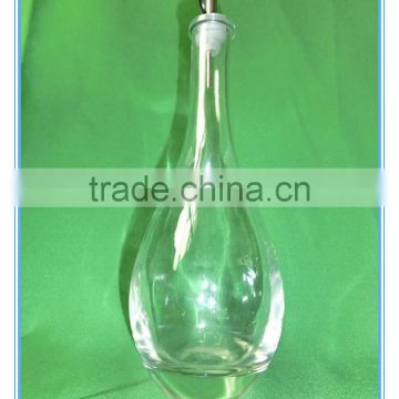 500ml White Luxury Latest Design Unique Bowling Ball Olive Oil Bottle with Flip Cap