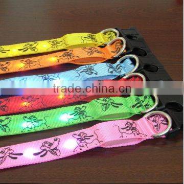 2016 Shenzhen magnetic LED lights dog collars for lovely dog
