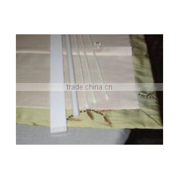 Light weight non-conductive thermal insulation extendable curtain rods