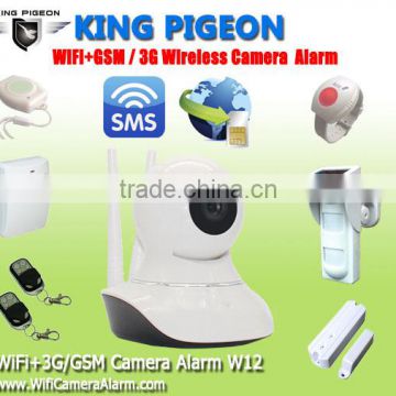 The Most Popular Unique Innovation Wireless Wifi+GSM/3G Camera Alarm with Wifi and GSM/3G
