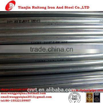 hot dipped galvanized q345 erw welded pipe