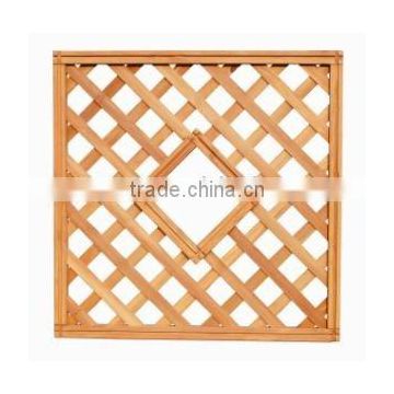 Square with Diamond Heart Lattice Fence