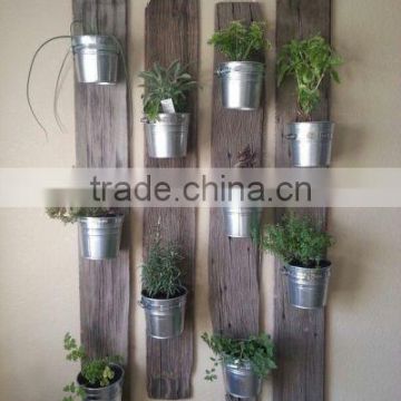 Hanging Planter For Wall Dercor Tin Hanging Flower Pot