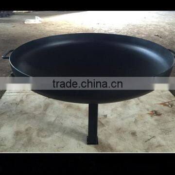 D80cm outdoor steel round fire pit steel bowl fire pit