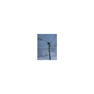Wind indicator pole