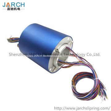 80mm 500RPM Speed for Routing Hydraulic or Pneumatic Lines Through Bore Slip Ring hign speed current