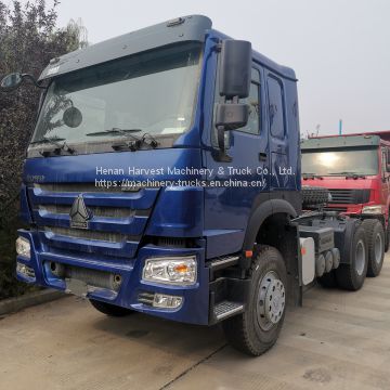 Sinotruk Howo 6x4 Tractor Head 371hp Horse LHD Prime Mover for Trailers in DR Congo, Djibouti, Somaliland
