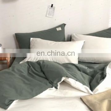 Home Hotel bed sheets plain High Quality bed linen bedding set bed set