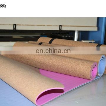 Sport Colorful Exercise Designed Eco-friendly Natural Rubber TPE Yoga Mat