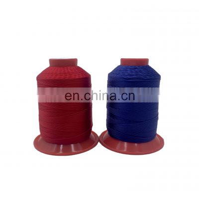 Nylon  bonded thread, red color, for sofa...