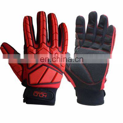HANDLANDY Breathable Cut 5 Resistant Anti Impact Safety Work Mechanic Gloves For Oil And Gas gloves
