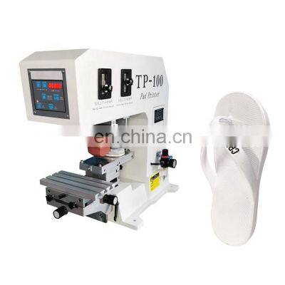 Tampography manual small desktop printer shoelace slippers insole pad printing machine