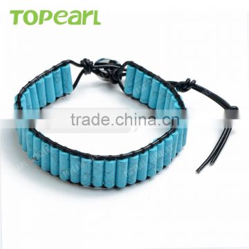 fashion bracelet 2016 Blue Turquoise Bracelet for Young CLL123