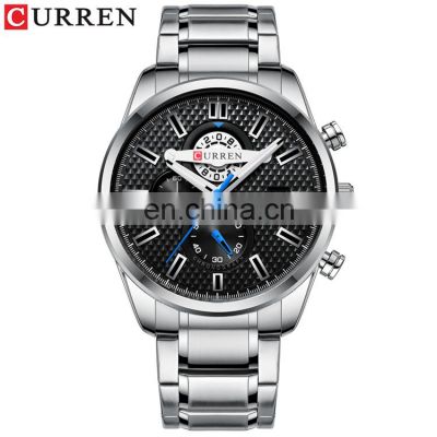 CURREN 8352 Top Brand Man Watches Japan Quartz Stainless Steel Date Luxury Mens Wrist Watch Custom Logo Oem