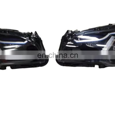 Upgrade to the latest full led Blue eyebrow headlamp headlight front light lamp for BMW 5 series F10 F18  head light 2011-2017