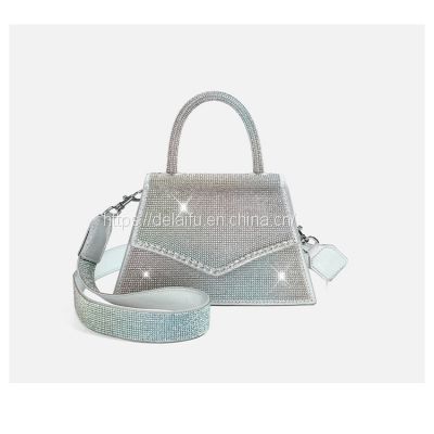 Women's bag with rhinestone fashion design bling handbag
