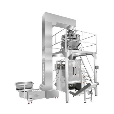 Dustgive bag packaging wire Vertical packaging linkage line