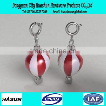 Wholesale fashionable plastic fire balloon keychain with good price
