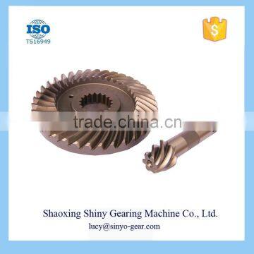 OEM Shiny Electric Forklift Spiral Bevel Gear