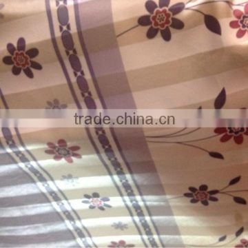 Polyester flower symmetry Curtain Fabric CL-004