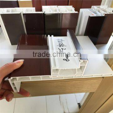 cheap laminated PVC Profile for window and door