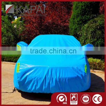 Sun Block Blue Inflatable Car Front Cover