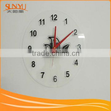 Clear Acrylic Wall Clock With Diffterent Shape/ Color