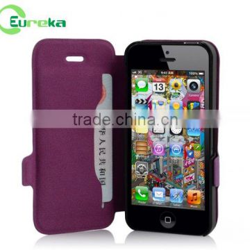 High quality wholesale personalized flip leather mobile phone cover for IPhone 5C