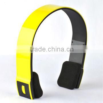 Bluetooth stereo headset with adjustable headband, bluetooth music headset for sport, wireless music headset