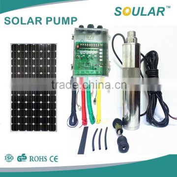 Popular solar irrigation system price ( 750watt - 2.3m3/hr - 80m )