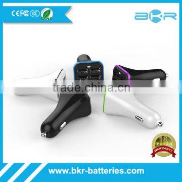 Rapid Charge 4-Port 6.8A USB Car Charger for iPhone Nokia LG