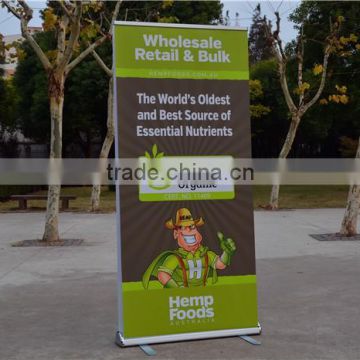 outdoor banner stands banner stand with spring and heavy iron foot