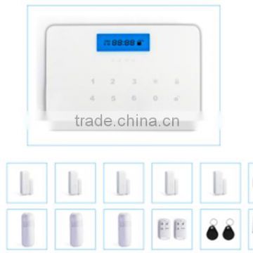Touch screen GSM alarm system with pet immunity PIR sensors