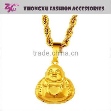 new custom plate 24 gold buddha pendant jewelry