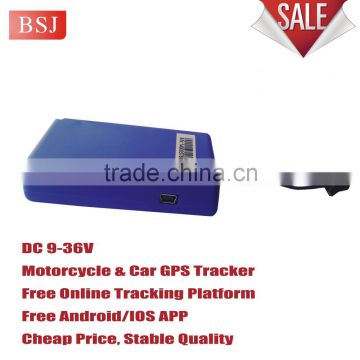 Mini vehicle GPS Tracking device for Motorcycle abd vehicle with LBS tracking and power saving model