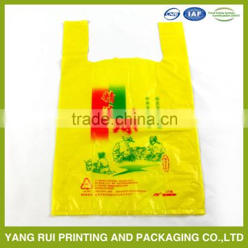 HDPE printed t-shirt bags, shopping bags, plastic bag