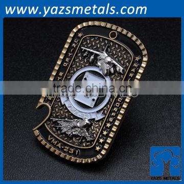 custom design metal coin charger