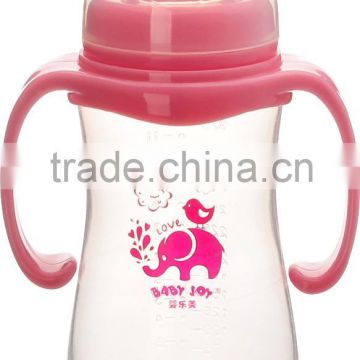 2016 Hot sale baby feeding bottle with stable base color change baby bottle