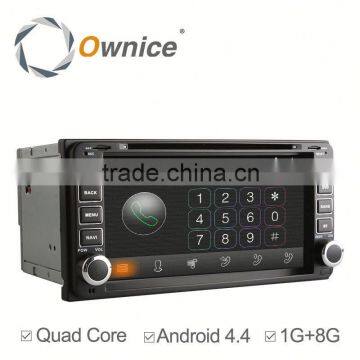 Factory price Android 4.4 up to android 5.1 2din car DVD for Toyota Universal Prado Camry support bluetooth