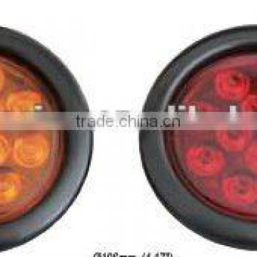 4'' Round LED Light,12 LEDS Stop/Turn/Tail