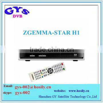 2015 newest satellite tv receiver with internet connection Zgemma Star H1