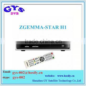 2015 Newest 750mhz zgemma-star h1 satellite receiver enigma 2 linux os dvb-S2 + dvb-C zgemma star h1