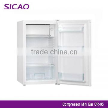 95 Liter kitchen appliance mini bar refrigerator compressor refrigerator