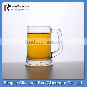 LongRun 328ml heavy base beer class mug, drink water glass cup.wholesale